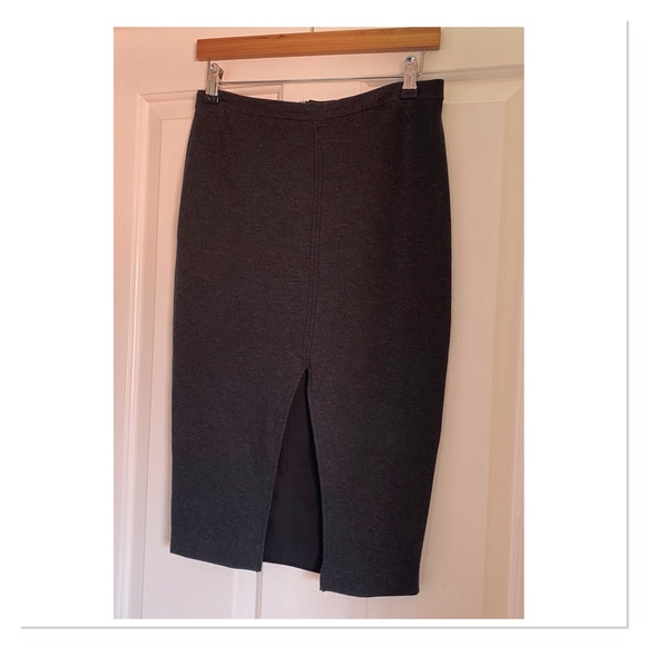 Bardot Stretch Pencil Skirt with Front Vent - Picture 2 of 2